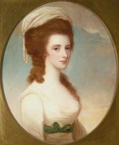 Neiti Mariah Copleyn muotokuva (öljy) tekijältä George Romney