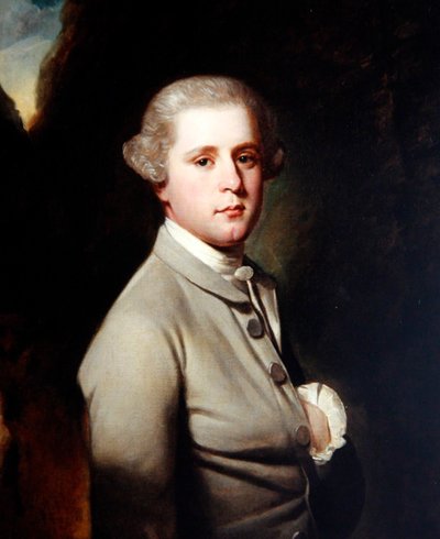 Muotokuva herrasmiehestä, noin 1770 (öljy kankaalle). tekijältä George Romney