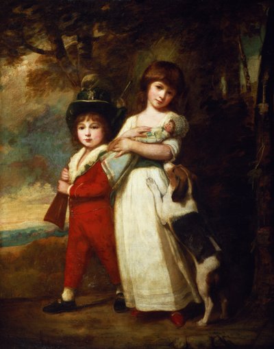 Vernonin lasten muotokuva tekijältä George Romney