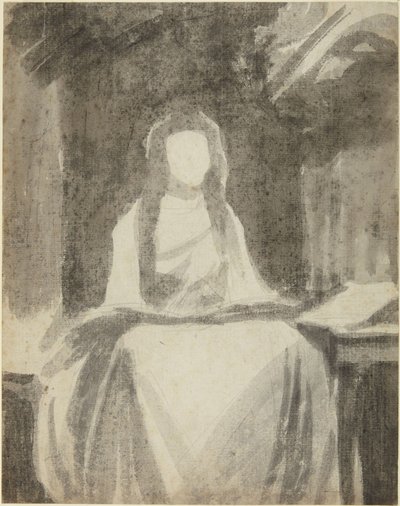 Lady Hamiltonin muotokuvaluonnos Pyhänä Ceciliana tekijältä George Romney