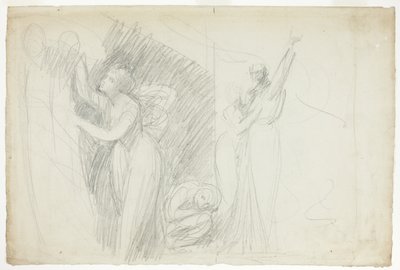 Prospero, Miranda ja Caliban, The Tempestistä tekijältä George Romney