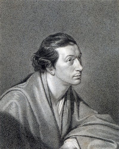Richard Cumberland, kaiverrus James Hopwood tekijältä George Romney