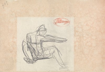 Istuva hahmo tekijältä George Romney