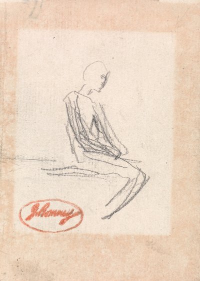 Istuva nainen tekijältä George Romney