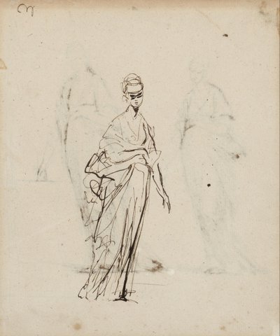 Yhden naisen hahmo tekijältä George Romney