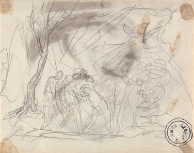 Canidian ja nuorten luonnos tekijältä George Romney