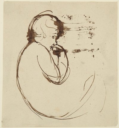 Piirros lapsesta tekijältä George Romney