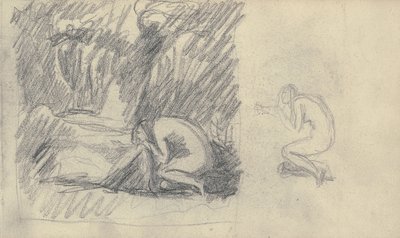 Luonnoskirjan piirustus tekijältä George Romney
