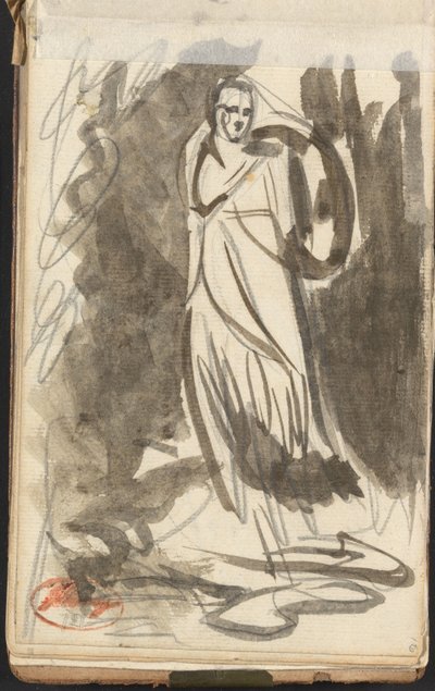 Seisova naishahmo tekijältä George Romney