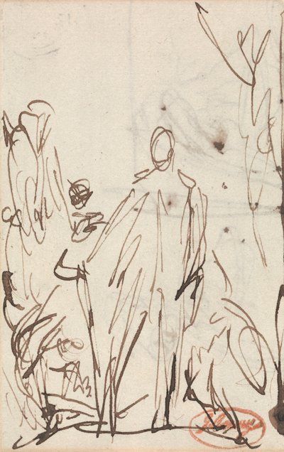 Seisovat hahmot tekijältä George Romney
