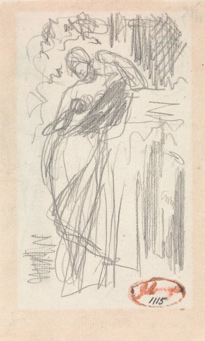 Seisova nainen tekijältä George Romney