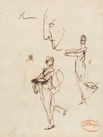 Tutkimus kahdesta hahmosta ja kasvosta tekijältä George Romney