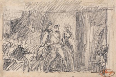 Juhla-aterian kohtaus tekijältä George Romney