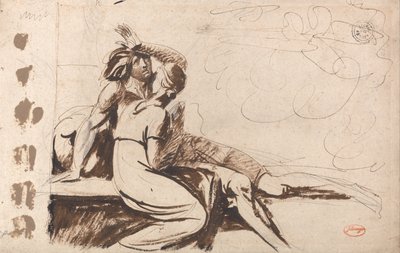 Kaksi rakastajaa (Mies herää unesta) tekijältä George Romney