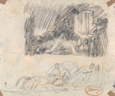 Kaksi tutkimusta John Howardista vierailemassa karanteenikeskukseen tekijältä George Romney