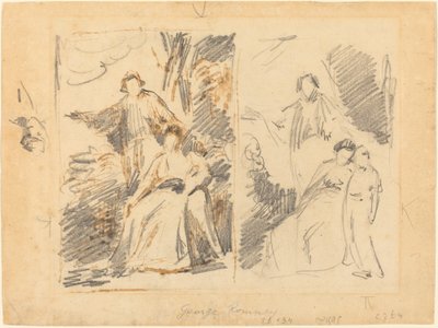 Kaksi tutkimusta Warren-perheen muotokuvaan tekijältä George Romney