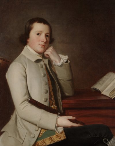Nuori mies huilulla, 1760-luvun loppu (öljy kankaalle) tekijältä George Romney