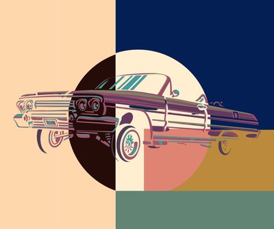 South Side , 2023 (akryyli kankaalle) tekijältä George Rosaly