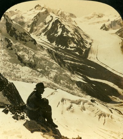 Tasman- ja Rudolph-jäätiköt, Etelä-Alpit, Uusi-Seelanti, 1909. tekijältä George Rose