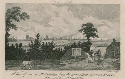 Näkymä Lontooseen ja Westminsteriin tekijältä George Samuel Elgood