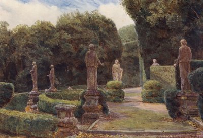 Italialaiset puutarhat: Colonna (värilitra) tekijältä George Samuel Elgood