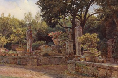 Italialaiset puutarhat: Villa Piatti (värilitro) tekijältä George Samuel Elgood