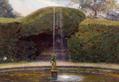 The Dark Arbour Melbourne Hallissa, Derbyshire (värilitro). tekijältä George Samuel Elgood