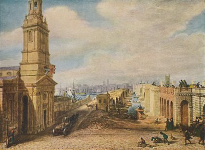 London Bridges Old and New, 1831, 1920 tekijältä George Scharf