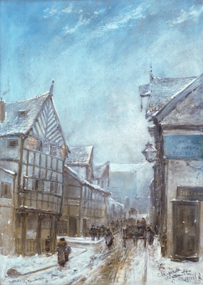 Old Cheapside, Warrington, 1864 tekijältä George Sheffield