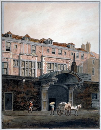 Gateway of Winchester Place, Lontoo, 1820. tekijältä George Shepherd