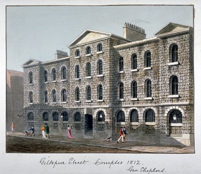 Giltspur Street Compter, Lontoon kaupunki, 1812. tekijältä George Shepherd