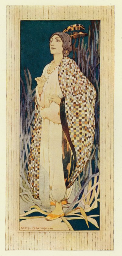 Päälliköllä oli kaunis tytär (väri litho) tekijältä George Sheringham