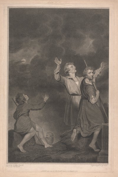 Kappelin länsiikkuna, New College Oxford, Paimenten palvonta, syntymäpaikalta tekijältä George Siegmund Facius