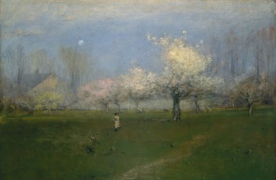 Spring Blossoms, Montclair, New Jersey, n. 1891 tekijältä George Snr. Inness