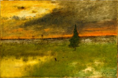 Yksinäinen mänty tekijältä George Snr. Inness