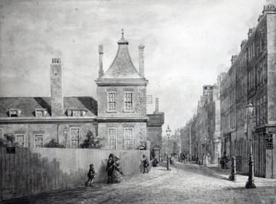 Montague House, Bloomsbury, Lontoo 1845-49 tekijältä George Snr Scharf