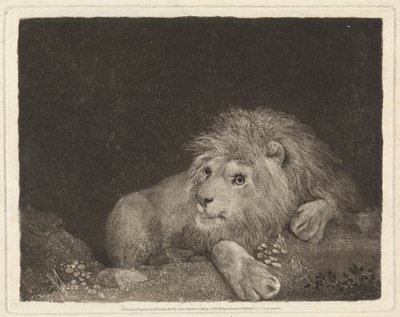 Leijona [makaava leijona] tekijältä George Stubbs