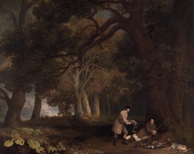 Lepo ammunnan jälkeen, 1770. tekijältä George Stubbs