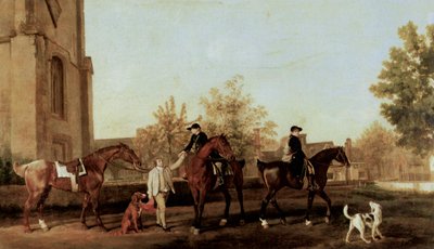 Metsästäjät lähtevät Southillistä tekijältä George Stubbs