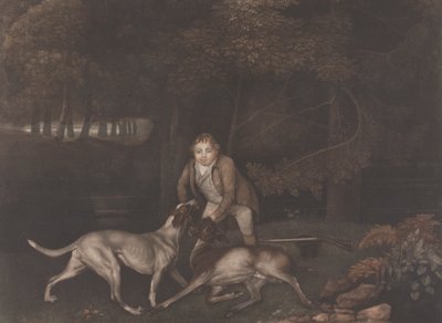 [Freeman, Guardião do Conde de Clarendon, com um cão e uma corça ferida]: reeditado após a morte de Stubbs com o título: Death of the Doefinnish tekijältä George Stubbs