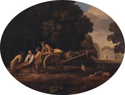 Laborers [1779, Royal Academy of Arts, Lontoo, näyttelyluettelo] tekijältä George Stubbs