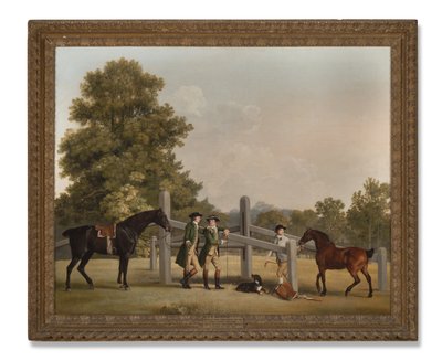 William Henry Cavendish-Bentinck, Portlandin kolmas herttua ja hänen nuorempi veljensä Lord Edward, 1767-68 tekijältä George Stubbs