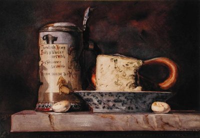 Asetelma Juuston ja Steinin kanssa tekijältä George Thompson Hobbs