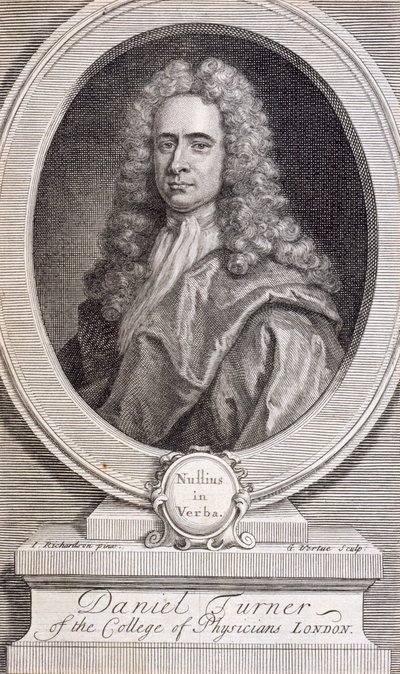 Daniel Turner, MD, LRCP, lääkäri, 1717 tekijältä George Vertue