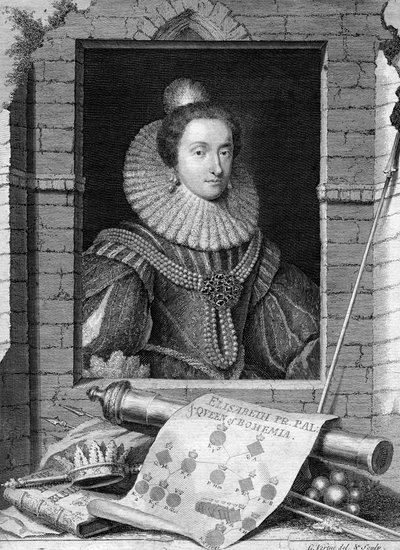 Elisabet Böömilainen, 1700-1750. tekijältä George Vertue