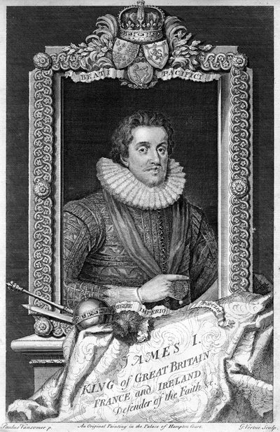 James I Englannista, 1600-luku. tekijältä George Vertue