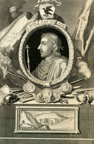 Tanskan kuningas Kanuutti, 1732. tekijältä George Vertue