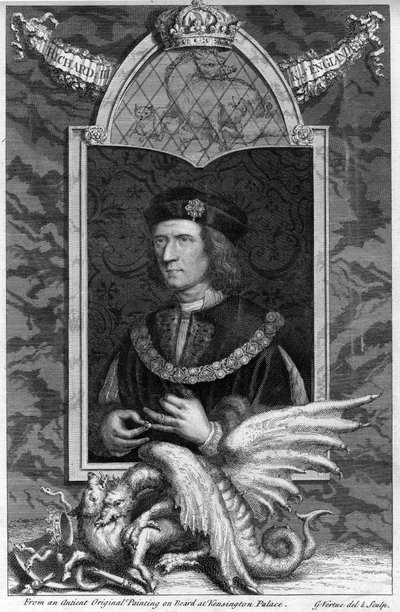 Richard III Englannista, 1700-luku. tekijältä George Vertue