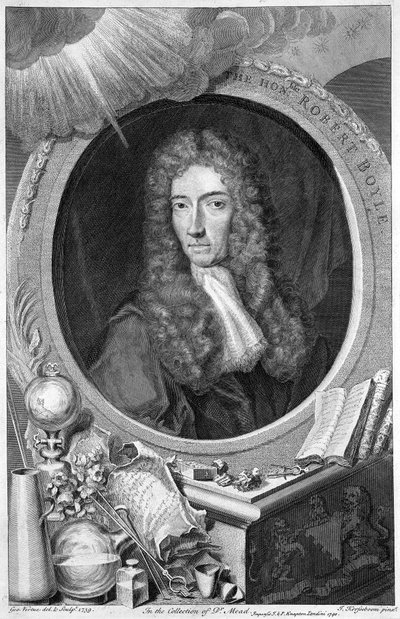 Robert Boyle, 1600-luvun irlantilainen kemisti ja fyysikko, 1739. tekijältä George Vertue