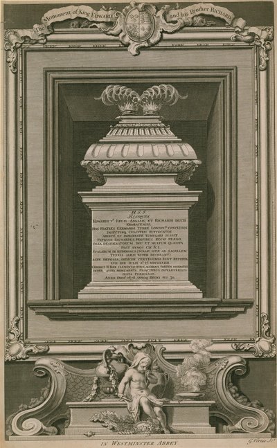 Prinssit tornissa -monumentti tekijältä George Vertue